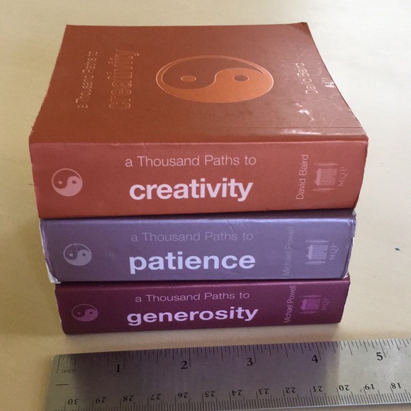 Zen Books Lot of 3 Three: A Thousand Paths to Creativity Patience Generosity - Picture 3 of 16